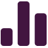 Three bar chart icon